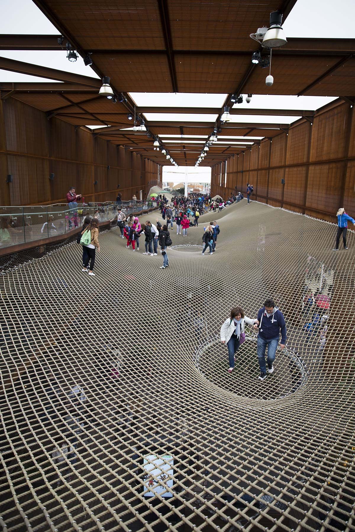 A Physical Network You Can Walk On
