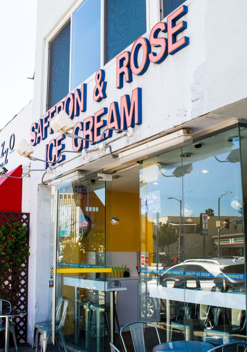 On the Grid Saffron & Rose Ice Cream