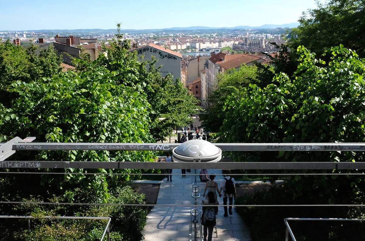 Le jardin et l'esplanade de la Grande-Côte