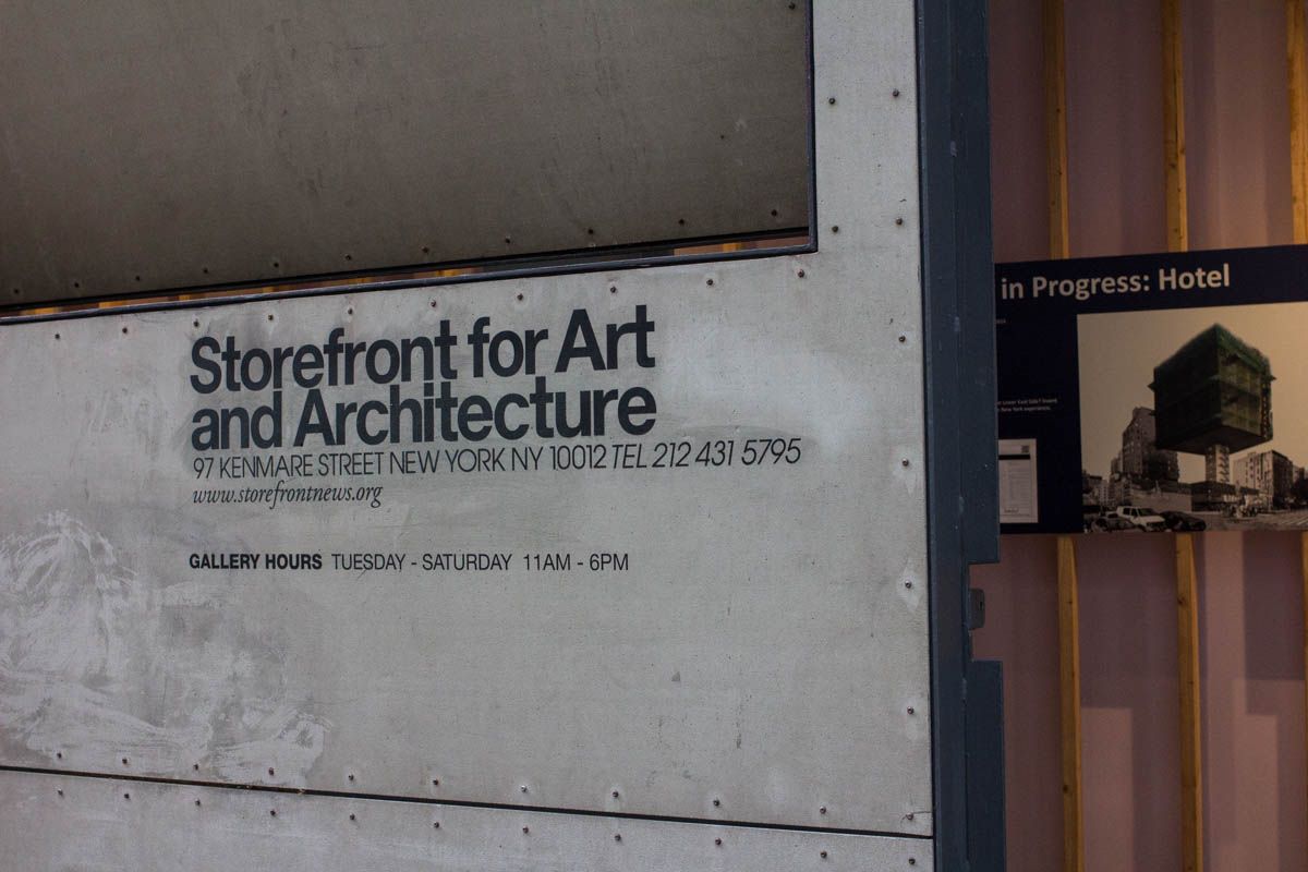 Storefront for Art & Architecture