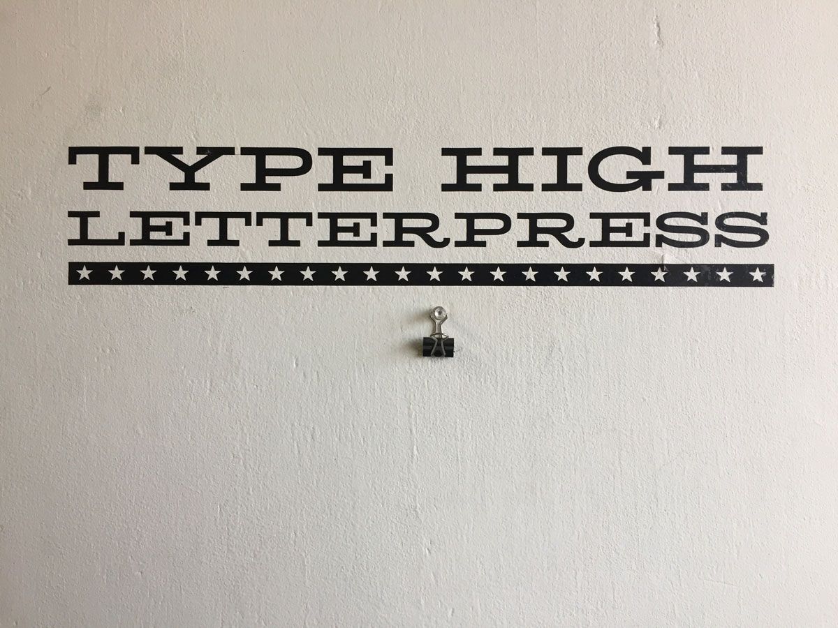 Type High Letterpress