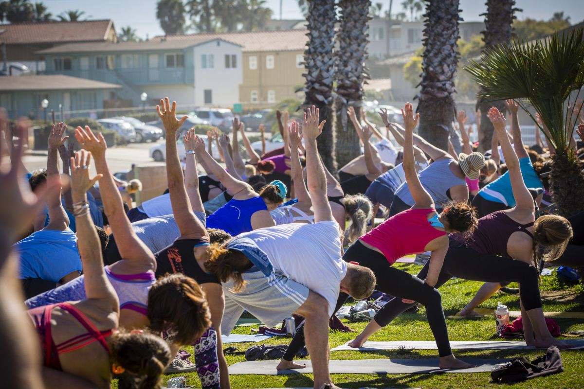 Beach Yoga in San Diego