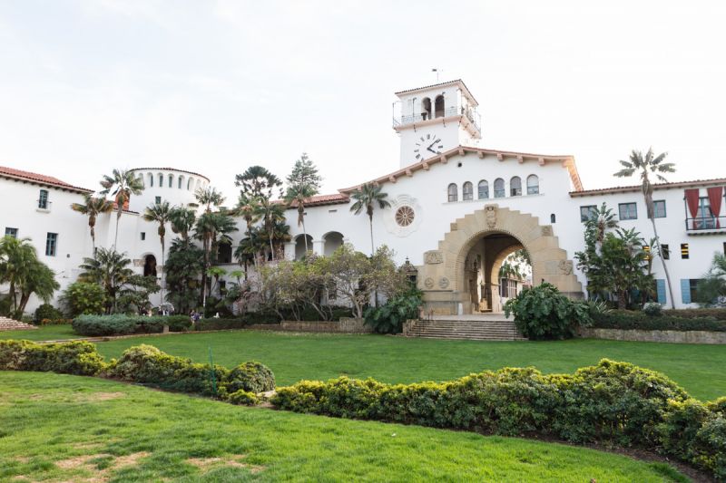 On the Grid Santa Barbara County Courthouse