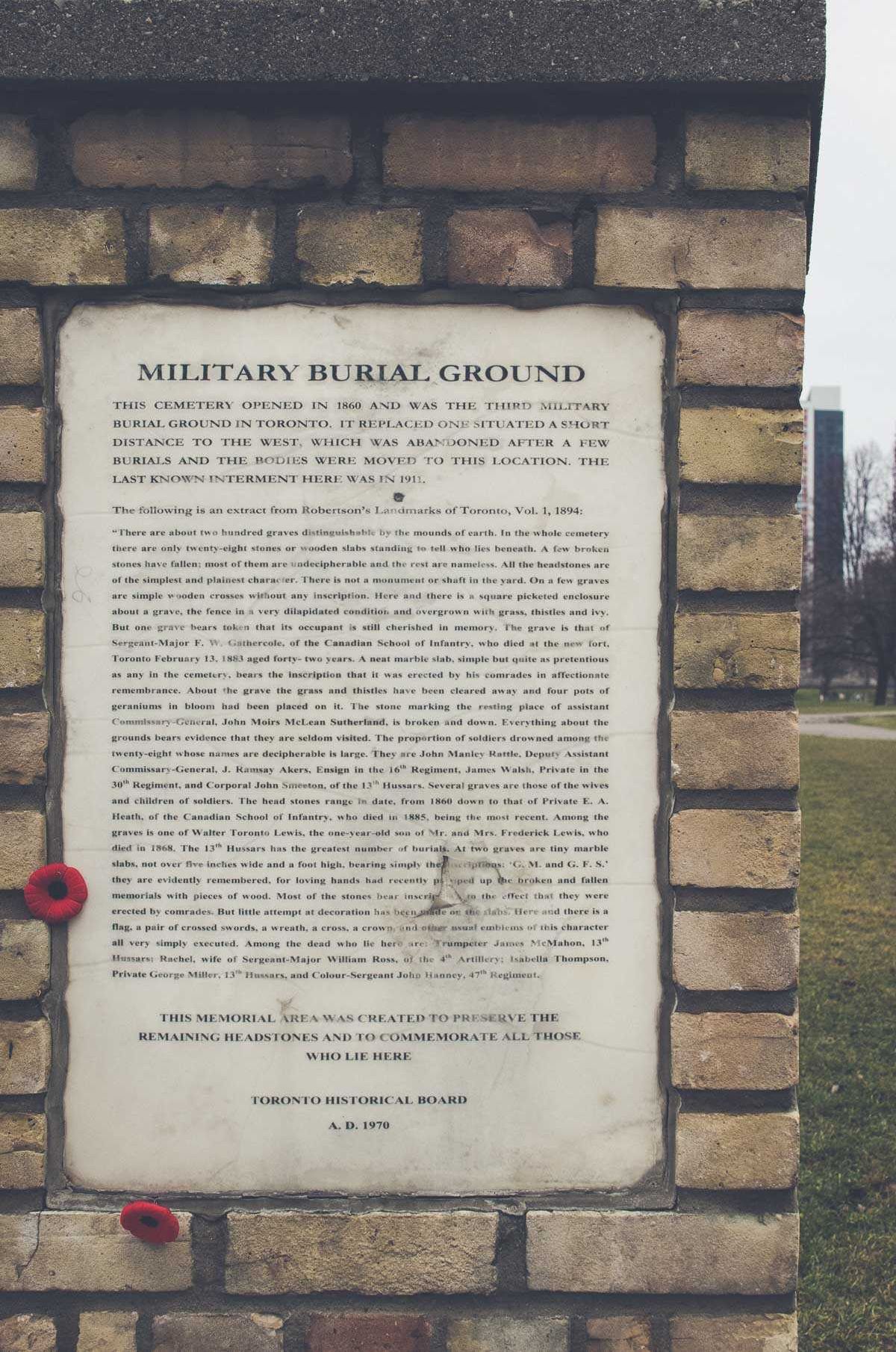 Strachan Avenue Military Burying Ground